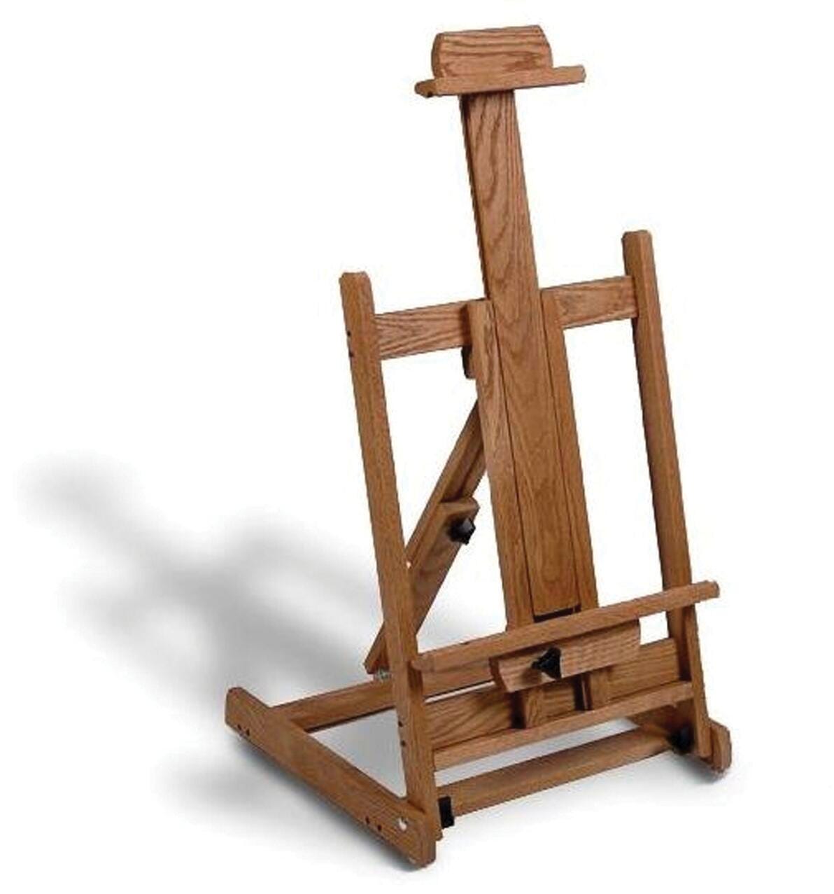 American Easel Table Top Easel, 30 in L, 18 X 18 in Base, Northern Oak, Golden Oak, Item Number 1364500